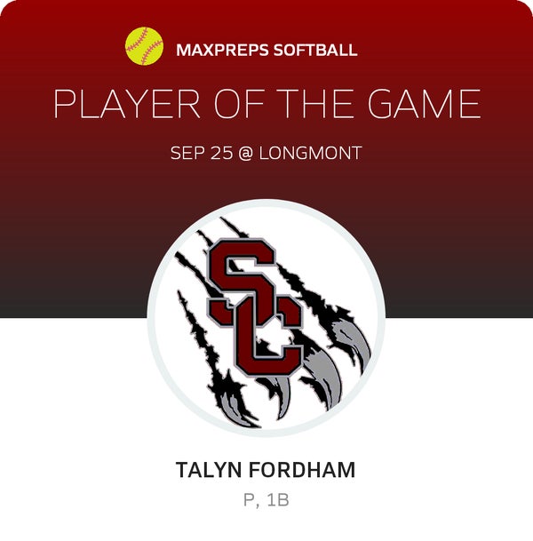 #10 Talyn Fordham Player of the Game badge