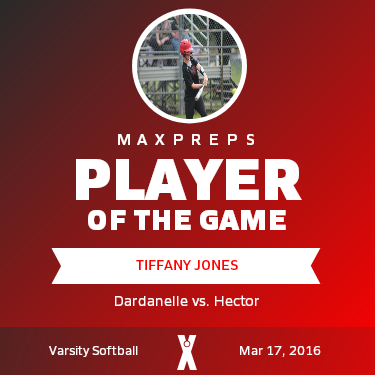 #3 Tiffany Jones Player of the Game badge