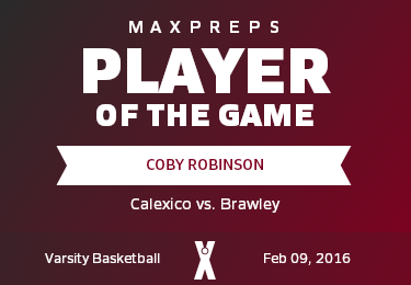 #2 Coby Robinson Player of the Game badge