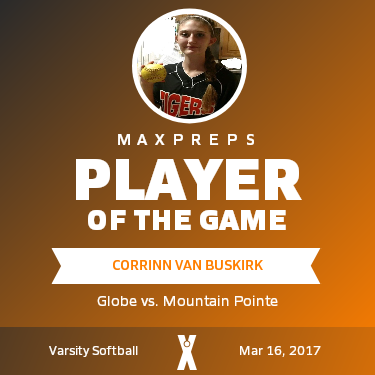 #3 Corrinn Van Buskirk Player of the Game badge