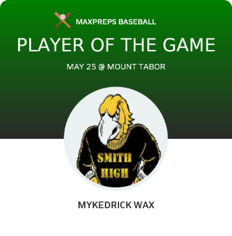 #21 MyKedrick Wax Player of the Game badge