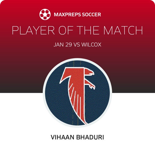 #8 Vihaan Bhaduri Player of the Game badge