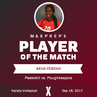 #20 Akua Yeboah Player of the Game badge