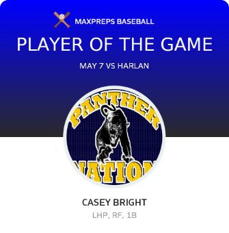 #2 Casey Bright Player of the Game badge