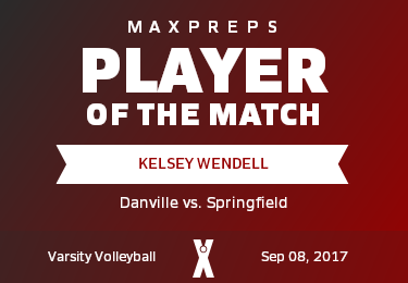 #1 Kelsey Wendell Player of the Game badge