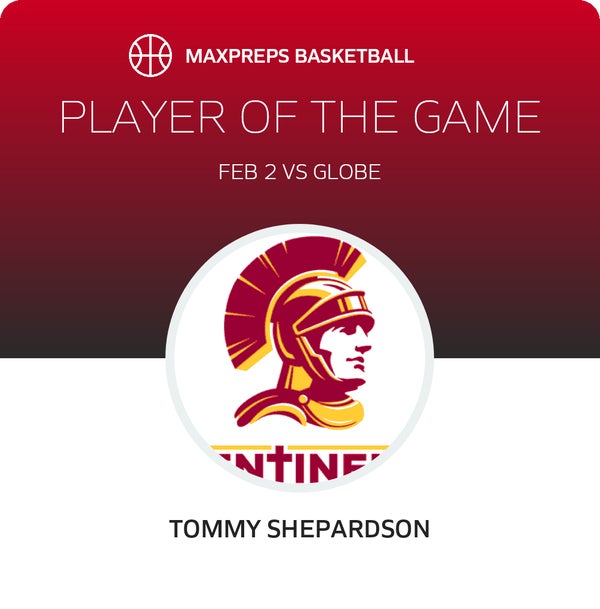 #14 Tommy Shepardson Player of the Game badge