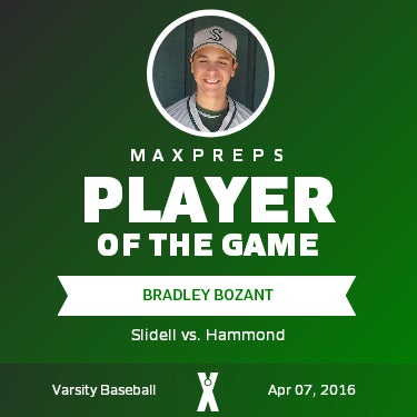 #5 Bradley Bozant Player of the Game badge