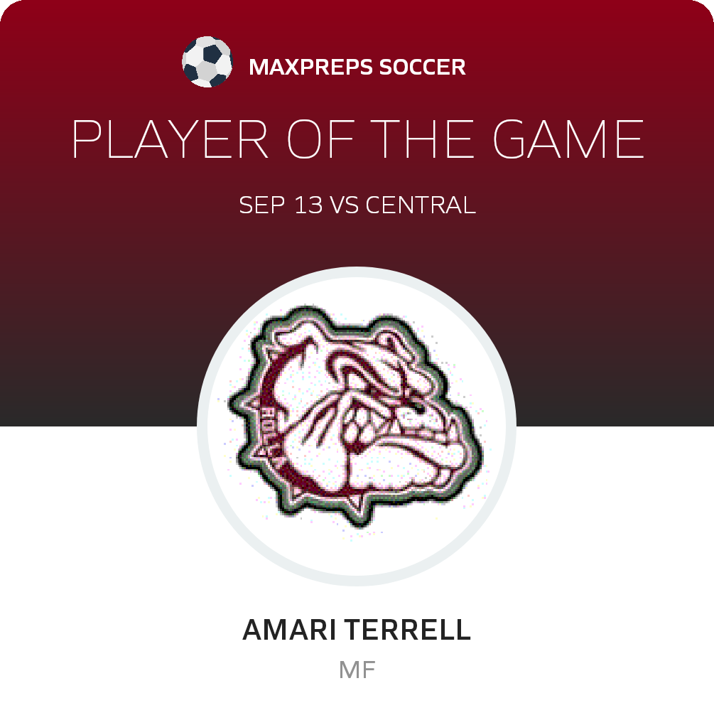 #11 Amari Terrell Player of the Game badge