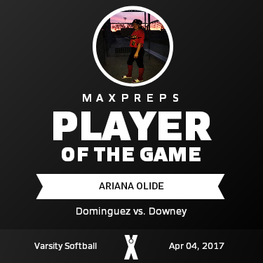 #6 Ariana Olide Player of the Game badge