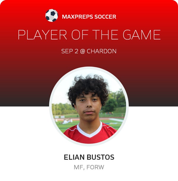 #34 Elian Bustos Player of the Game badge