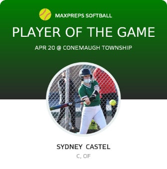 #10 Sydney Castel Player of the Game badge