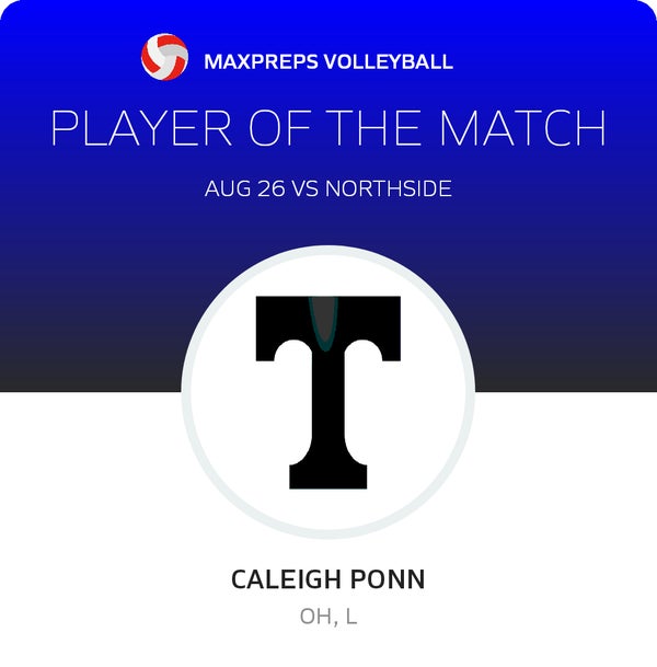 #5 Caleigh Ponn Player of the Game badge
