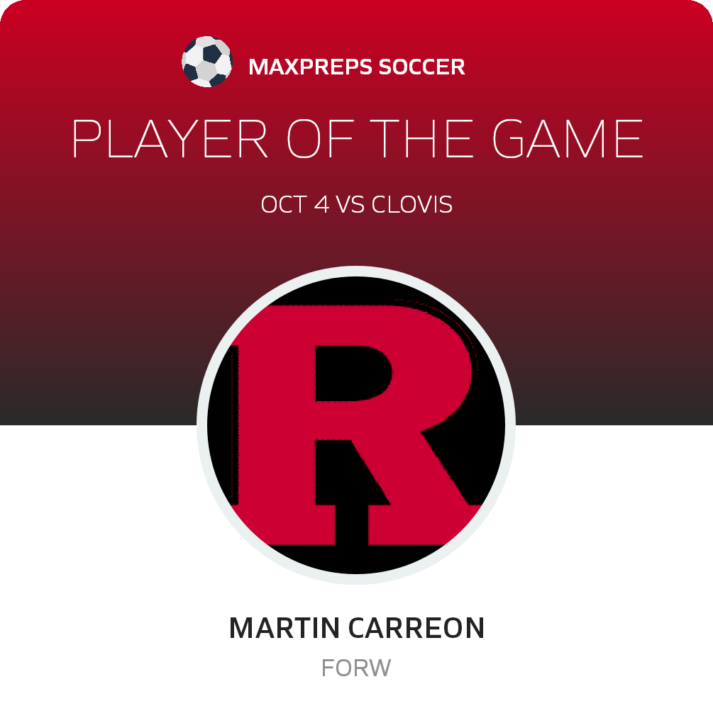 #7 Martin Carreon Player of the Game badge