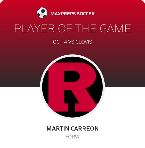 #7 Martin Carreon Player of the Game badge