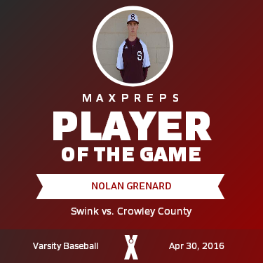 #8 Nolan Grenard Player of the Game badge