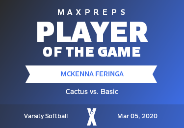 #3 McKenna Feringa Player of the Game badge