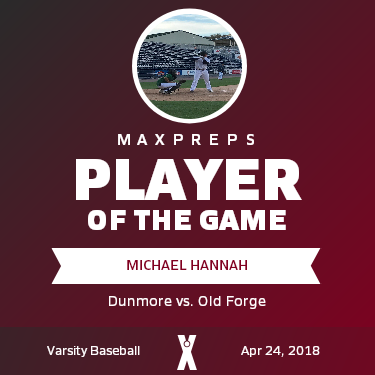 #16 Michael Hannah Player of the Game badge