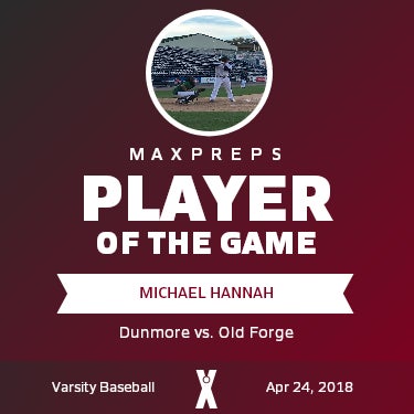#16 Michael Hannah Player of the Game badge