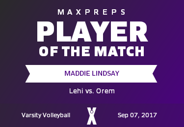 #21 Maddie Lindsay Player of the Game badge