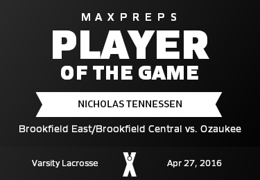 #11 Nicholas Tennessen Player of the Game badge