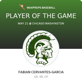 #15 F. Cervantes-Garcia Player of the Game badge