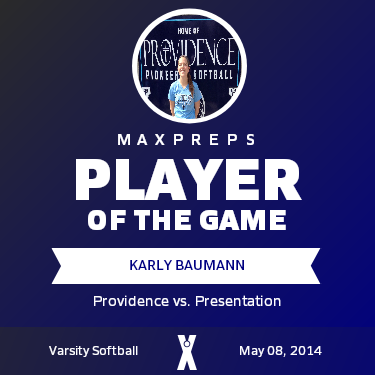 #14 Karly Baumann Player of the Game badge