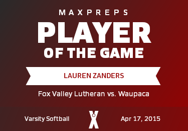 #1 Lauren Zanders Player of the Game badge