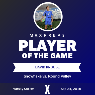 #9 David Krouse Player of the Game badge