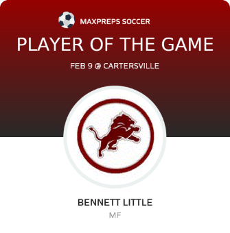 #18 Bennett Little Player of the Game badge