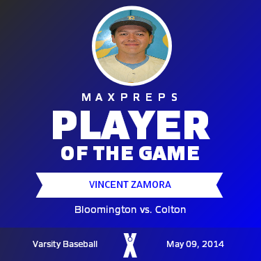 #17 Vincent Zamora Player of the Game badge