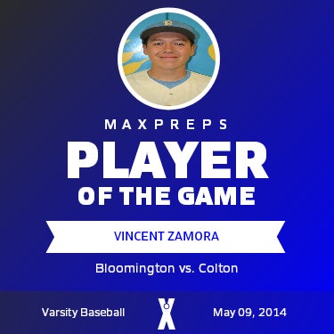 #17 Vincent Zamora Player of the Game badge