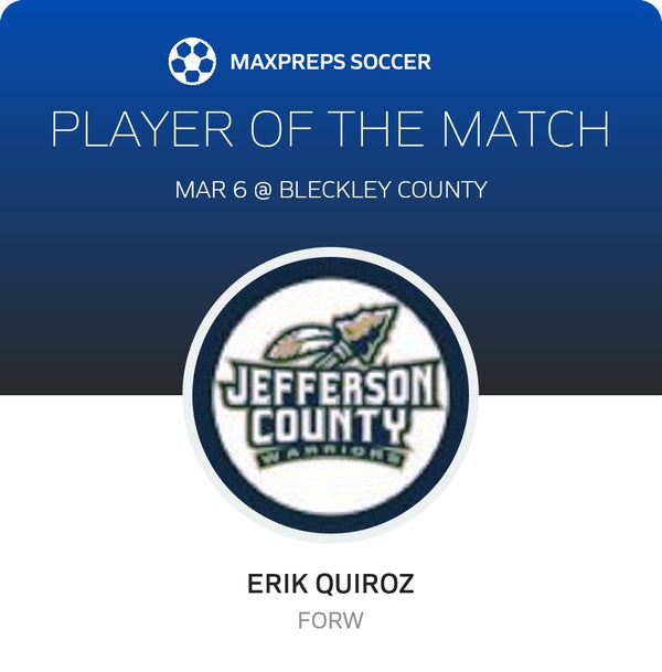 #41 Erik Quiroz Player of the Game badge