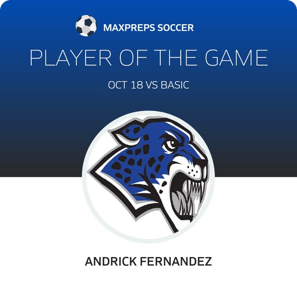 #6 Andrick Fernandez Player of the Game badge