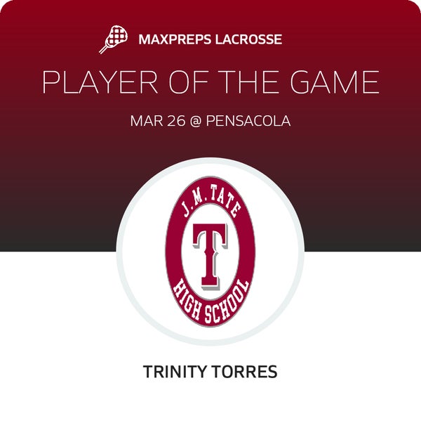 #30 Trinity Torres Player of the Game badge