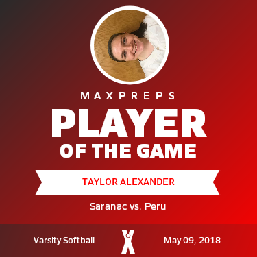 #5 Taylor Alexander Player of the Game badge