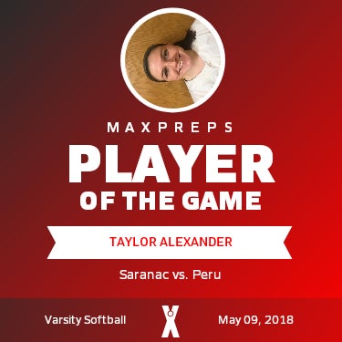#5 Taylor Alexander Player of the Game badge