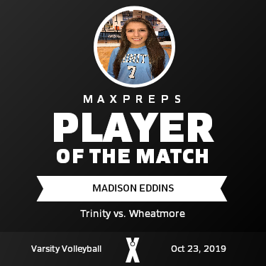 #7 Madison Eddins Player of the Game badge