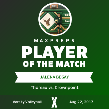 #4 Jalena Begay Player of the Game badge