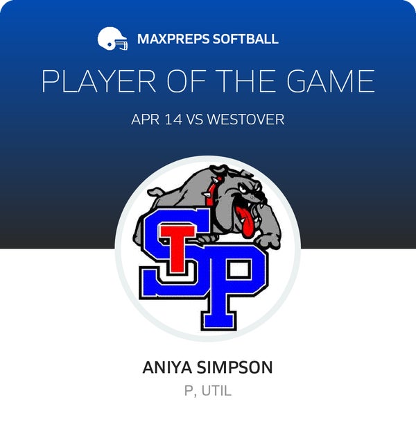 #7 Aniya Simpson Player of the Game badge