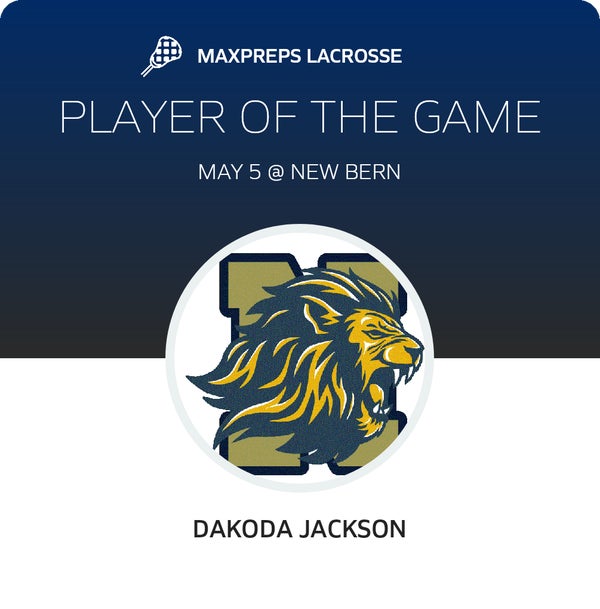 #25 Dakoda Jackson Player of the Game badge