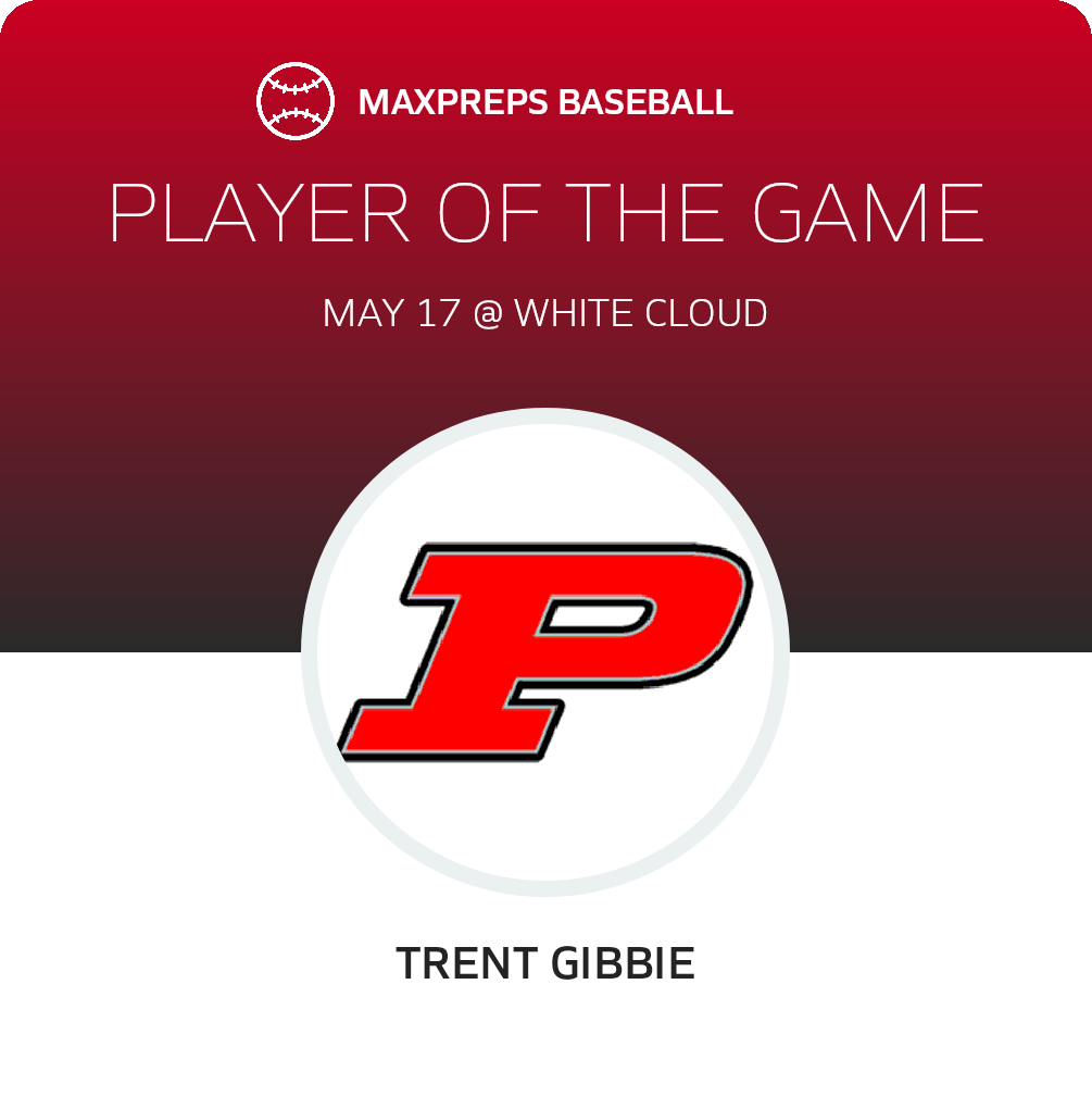 #3 Trent Gibbie Player of the Game badge