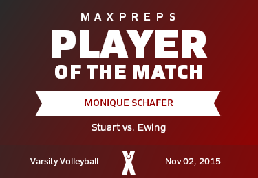 #7 Monique Schafer Player of the Game badge