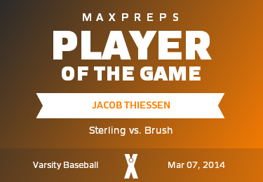 #15 Jacob Thiessen Player of the Game badge