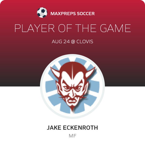 #24 Jake Eckenroth Player of the Game badge