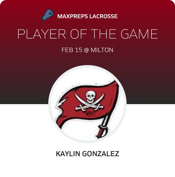 #45 Kaylin Gonzalez Player of the Game badge