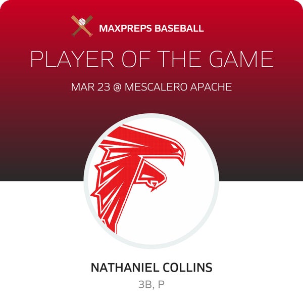 #14 Nathaniel Collins Player of the Game badge