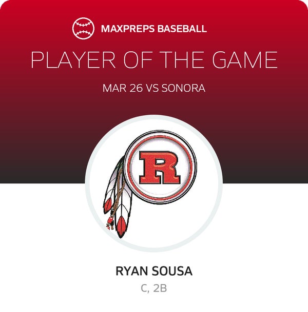 #34 Ryan Sousa Player of the Game badge