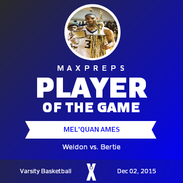 #35 Mel'Quan Ames Player of the Game badge