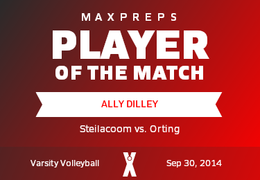 #9 Ally Dilley Player of the Game badge
