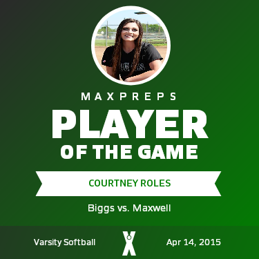 #11 Courtney Roles Player of the Game badge
